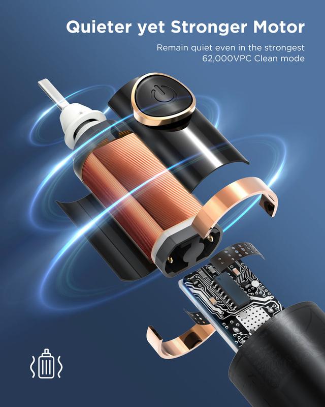 فرشاة اسنان كهربائية مقاومة للماء فيري ويل 8 رؤوس Fairywill P11 Ultrasonic Electric Toothbrush