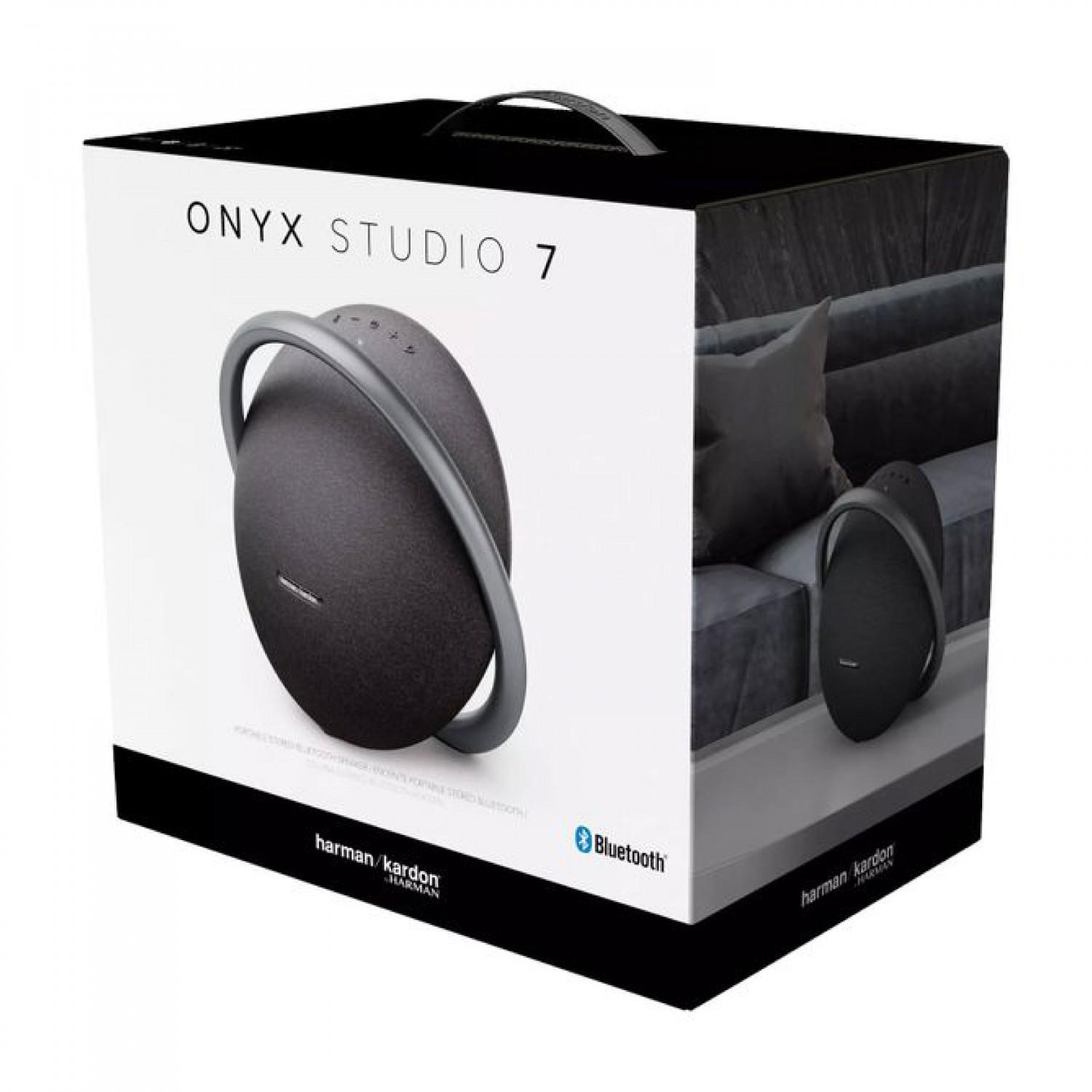 سبيكر محمول أونيكس 7 أسود هارمان كاردون Harman Kardon Onyx Studio 7 Portable Wireless Speaker Black