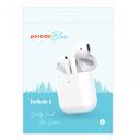 سماعات بلوتوث لاسلكية 20 ساعة بورودو ايربودز 2 أبيض Porodo Blue Deep Bass Wireless Earbuds 2