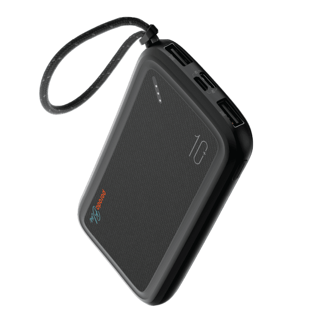 شاحن متنقل قوي 10000 ملي امبير بورودو Porodo Blue Power Bank