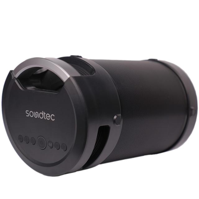 Porodo CAPSULE Soundtec Speaker - Black/Silver [ PDCAPSPK-BKSL ] - SW1hZ2U6MTM5NjQxOA==