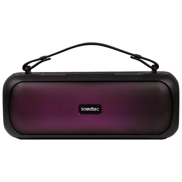 Porodo SOUL Soundtec Basic Speaker with RGB - Black [ PDSOULSPK-BK ] - SW1hZ2U6MTM5NjQ0Ng==