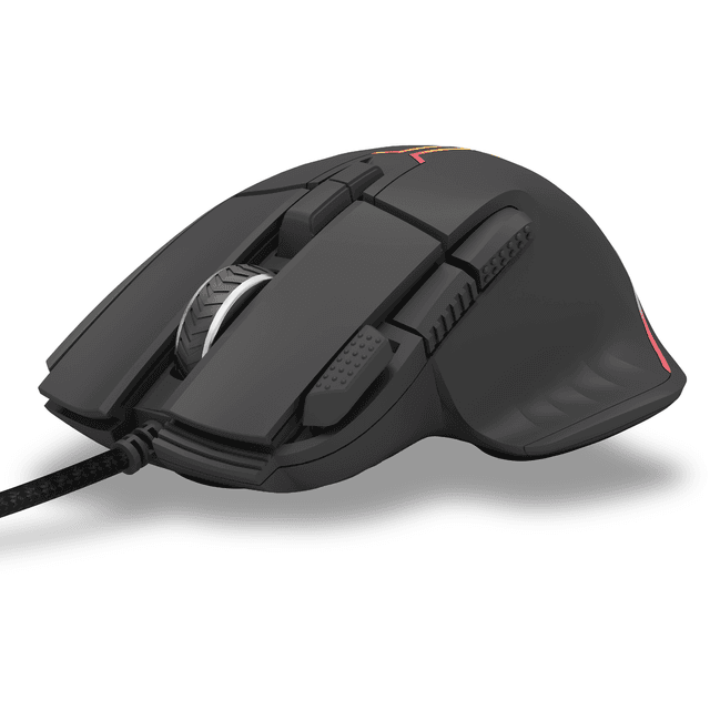 Porodo Gaming 8D Wired Mouse RGB - Black [ PDX316-BK ] - SW1hZ2U6MTM5NzEwMw==