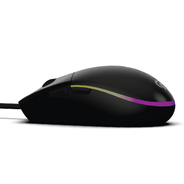 Porodo Gaming Mouse 7200 DPI Rainbow - Black [ PDX317-BK ] - SW1hZ2U6MTM5NzExOQ==