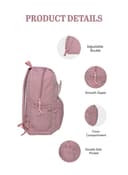 شنطة ظهر للسفر 16 انش قماش بارا جون وردي PARA JOHN Backpack