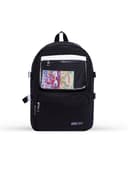 شنطة ظهر للسفر 17 انش قماش بارا جون أسود PARA JOHN Backpack