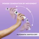 Para John Battery Free Luggage Scale - Weight Scale 50 Kg/110 Lb Maximum Capacity, Lcd Display With Automatic Switch Off - Ecological Battery Free Technology - Portable Weighing Scale 