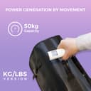 Para John Battery Free Luggage Scale - Weight Scale 50 Kg/110 Lb Maximum Capacity, Lcd Display With Automatic Switch Off - Ecological Battery Free Technology - Portable Weighing Scale 