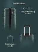 Para John Parajohn Travel Luggage Suitcase, 20''-  Trolley Bag, Carry On Hand Cabin Luggage Bag - Portable Lightweight Travel Bag With 360 Durable 4 Spinner Wheels - Hard Shell Luggage Spinner