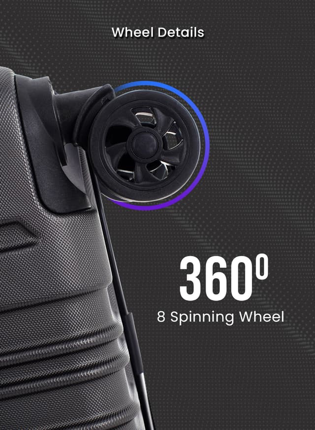 شنطة سفر صغيرة 20 انش صلبة بارا جوهن رصاصي PARA JOHN Travel Luggage Suitcase