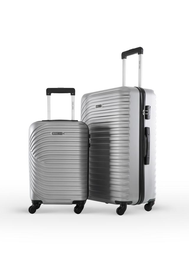 طقم شنط سفر 20/28 صلبة بارا جون قطعتين فضي PARA JOHN Lightweight ABS Hard side Travel Luggage Trolley Bag Set - SW1hZ2U6MTQwMjc0MA==