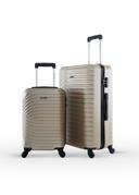 طقم شنط سفر 20/28 انش صلبة بارا جون قطعتين ذهبي PARA JOHN Lightweight ABS Hard side Travel Luggage Trolley Bag Set - SW1hZ2U6MTQwMjcyOQ==