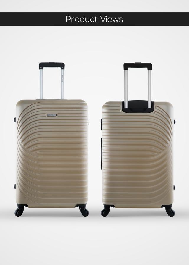 طقم شنط سفر 20/28 انش صلبة بارا جون قطعتين ذهبي PARA JOHN Lightweight ABS Hard side Travel Luggage Trolley Bag Set - SW1hZ2U6MTQwMjczMQ==