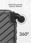 Para John Lightweight 2-Pieces Abs Hard Side Travel Luggage Trolley Bag Set With Lock For Men / Women / Unisex Hard Shell Strong