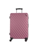 Para John 3-Piece Hard Side Abs Spinner Luggage Trolley Set 20/24/28 Inch Pink - 284634