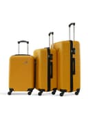Para John 3-Piece Hard Side Abs Luggage Trolley Set 20/24/28 Inch 