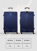 Para John Lightweight 3-Pieces Polypropylene Hard Side Travel Luggage Trolley Bag Set With Lock For Men / Women / Unisex Hard Shell Strong - SW1hZ2U6MTQwMzAzNg==