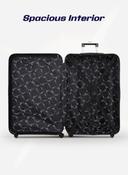 Para John Lightweight 3-Pieces Polypropylene Hard Side Travel Luggage Trolley Bag Set With Lock For Men / Women / Unisex Hard Shell Strong