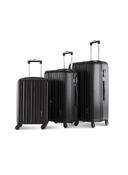 Para John Lightweight 3-Pieces Abs Hard Side Travel Luggage Trolley Bag Set With Lock For Men / Women / Unisex Hard Shell Strong