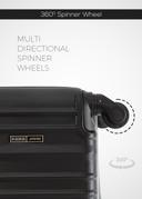 Para John Lightweight 3-Pieces Abs Hard Side Travel Luggage Trolley Bag Set With Lock For Men / Women / Unisex Hard Shell Strong