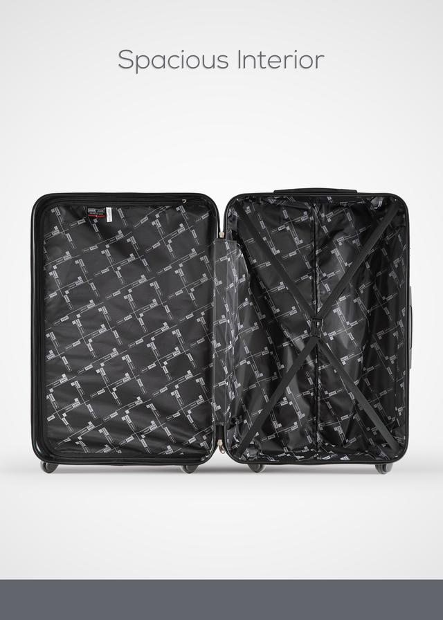 طقم شنط سفر 20/24/28 انش صلبة بارا جون 3 قطع فضي PARA JOHN Lightweight ABS Hard side Travel Luggage Trolley Bag Set