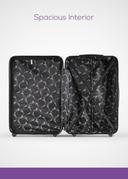 Para John Lightweight 3-Pieces Abs Hard Side Travel Luggage Trolley Bag Set With Lock For Men / Women / Unisex Hard Shell Strong