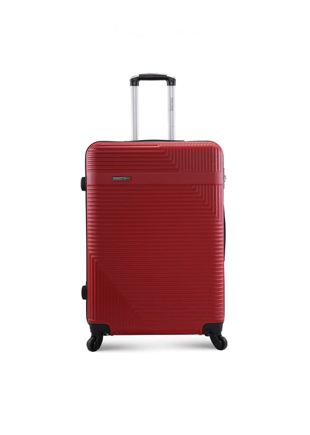 طقم شنط سفر 20/24/28 انش صلبة بارا جون 3 قطع خمري PARA JOHN Lightweight ABS Hard side Travel Luggage Trolley Bag Set