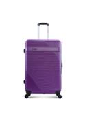 طقم شنط سفر 20/24/28 انش صلبة بارا جون 3 قطع بنفسجي PARA JOHN Lightweight ABS Hard side Travel Luggage Trolley Bag Set - SW1hZ2U6MTQwMTM4Mw==