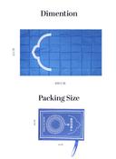 Noor-1 Portable Steady Pocket Prayer Mat Musalla For Islamic Prayer Travel Friendly Prayer Rug With Carry Pouch