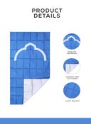 Noor-1 Portable Steady Pocket Prayer Mat Musalla For Islamic Prayer Travel Friendly Prayer Rug With Carry Pouch