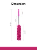 مكنسة غبار يدوية للسيارة باري لايف وردي PARRY LIFE Microfiber Car Cleaning Duster Brush
