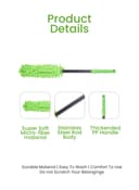 مكنسة غبار يدوية للسيارة باري لايف أخضر PARRY LIFE Microfiber Car Cleaning Duster Brush