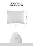 وسادة نوم قطن 50×70 سم حشوة مايكروفايبر باري لايف PARRY LIFE Double Gusset Preimum Quality Soft Cotton Sleeping Bed Pillow - SW1hZ2U6MTQwMjQ5Mg==