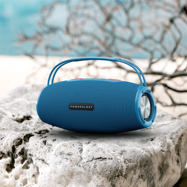 Powerology Phantom Wireless Bluetooth Speaker - Navy Blue [ POWPHANSPK-NYBU ] - SW1hZ2U6MTM5NzQ5OQ==