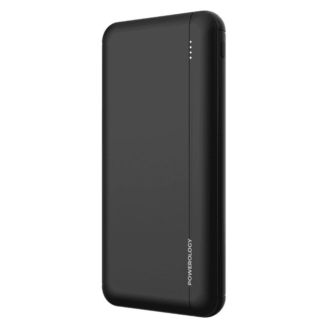 Powerology 10000mAh PD QC polymer Power Bank - Black [ PPBCHA14-BK ] - SW1hZ2U6MTM5NzMzMw==