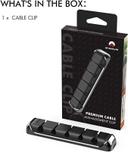 Ahastyle Premium Metal and Silicone Multipurpose Cable Clips - Black [ PT125_BK ] - SW1hZ2U6MTM2Mjk2Nw==