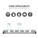 منظم شواحن وكابلات الجوال اهاستايل عدد 1 رمادي Ahastyle Premium Silicone Cable Clips - SW1hZ2U6MTM2MjY1MQ==