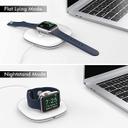 Ahastyle ABS Foldable Charger Stand For Apple Watch - Black [ PT126_BK ]