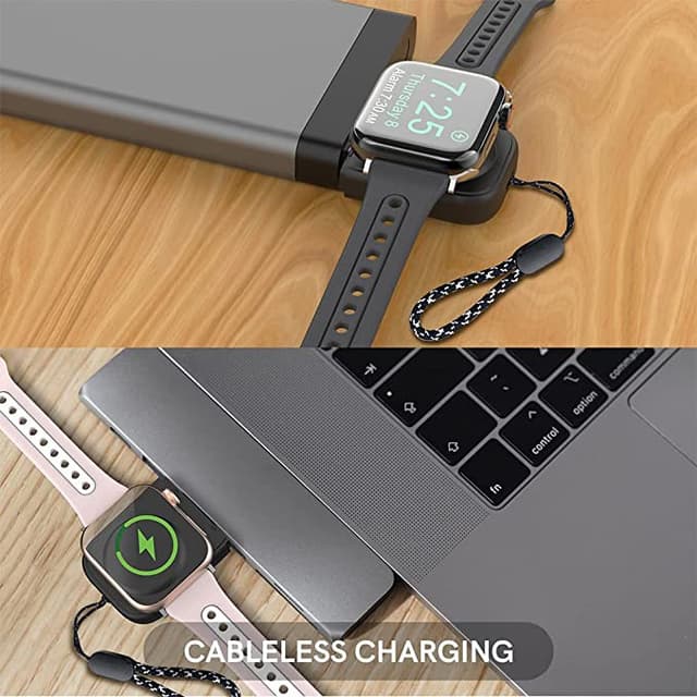 قاعدة شحن ساعة ابل محمولة 2 في 1 اهاستايل Ahastyle ABS Charging stand For Apple Watch - 273284