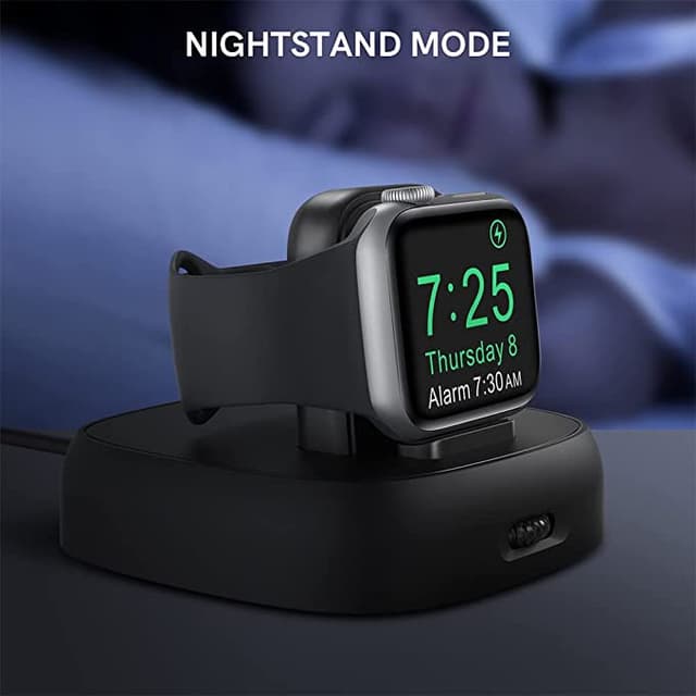 قاعدة شحن ساعة ابل محمولة 2 في 1 اهاستايل Ahastyle ABS Charging stand For Apple Watch - 273288