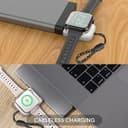 شاحن ساعة ابل 2 في 1 اهاستايل Ahastyle Multifunction Charging stand For Apple Watch - 273316