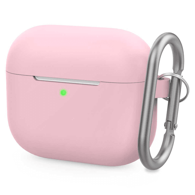 AhaStyle Full Cover Silicone Keychain Case for Airpods 3 - Pink [ PT148_PK ] - 273115