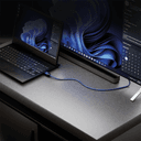 سلك اتش دي طويل 10K مطلي بالذهب 3 متر بورلوجي Powerology HDMI to HDMI Cable