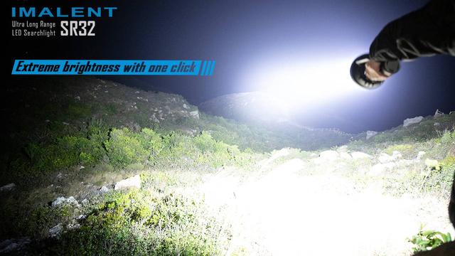IMALENT SR32 120,000 lumen powerful flashlight