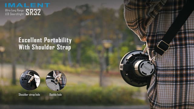 IMALENT SR32 120,000 lumen powerful flashlight
