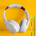 Skullcandy Venue ANC Wireless Over-Ear Headphones - Vice Gray/Crimson & INKD+ Electric Yellow [ S6HCW-L568_S2IMY-N746 ]