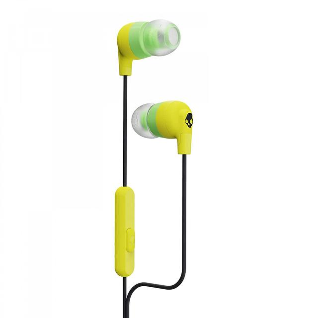 Skullcandy Venue ANC Wireless Over-Ear Headphones - Vice Gray/Crimson & INKD+ Electric Yellow [ S6HCW-L568_S2IMY-N746 ]