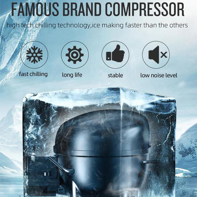 صانعة الثلج المجروش والمكعبات 1.8 لتر Multifunctional Ice Maker And Water Dispenser