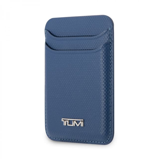 محفظة بطاقات مغناطيسية ماج سيف بلاستيك تومي أزرق Tumi Magsafe Embossed Balistic Pattern Card Wallet