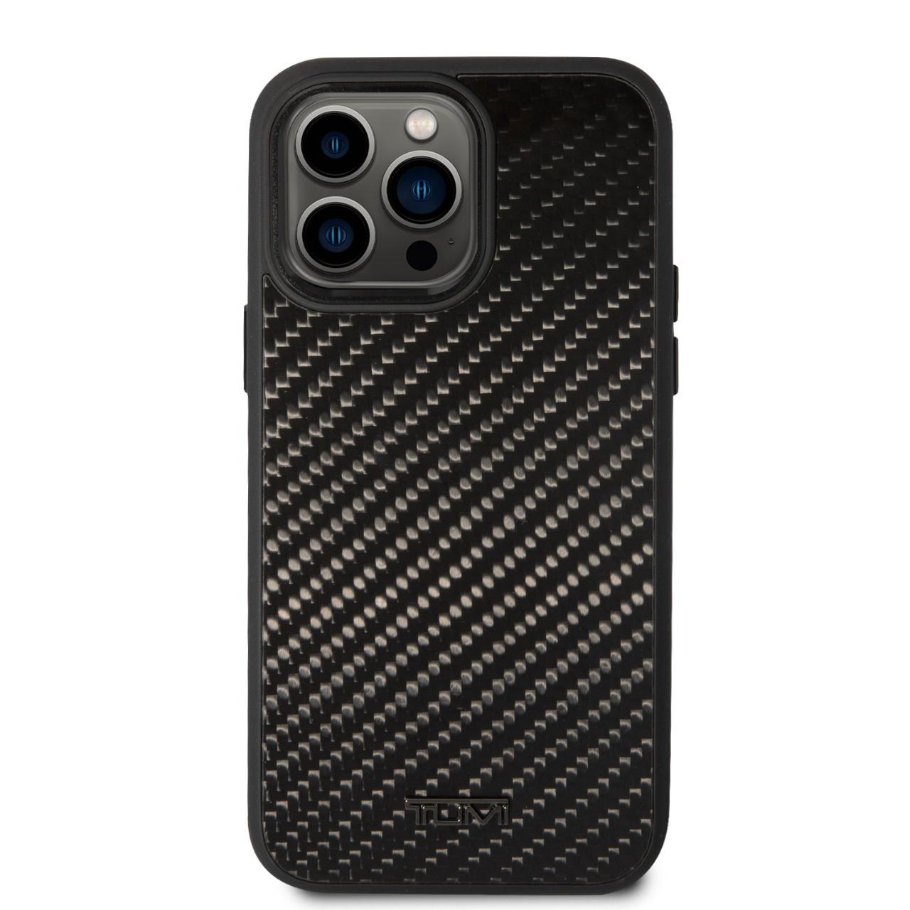 Tumi Genuine Aluminum Hard Case For iPhone 14 Pro - Black [ TUHCP14LAFUA ]